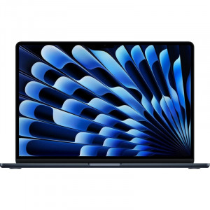 Apple MacBook Air 15-inch 2024 [MW1L3HN/A] (КЛАВ.РУС.ГРАВ.) Midnight 15.3" Liquid Retina {(2880x1864) M4 8C CPU 10C GPU/16GB/256GB SSD/рекоменд.переходник 1979059/1991284} (A3241)