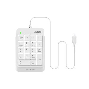 Числовой блок A4Tech Fstyler FK13P белый USB slim для ноутбука (FK13P WHITE)