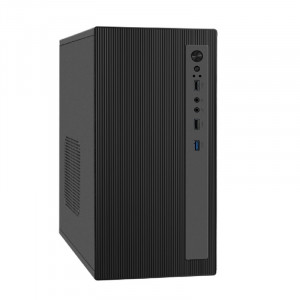 Exegate EX299066RUS Корпус Minitower ExeGate BAA-303MU-AAA350 (mATX, БП AAA350 с вент. 8см, 2*USB+1*USB3.0, HD Audio, черный)