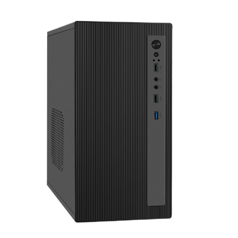 Exegate EX299066RUS Корпус Minitower ExeGate BAA-303MU-AAA350 (mATX, БП AAA350 с вент. 8см, 2*USB+1*USB3.0, HD Audio, черный)
