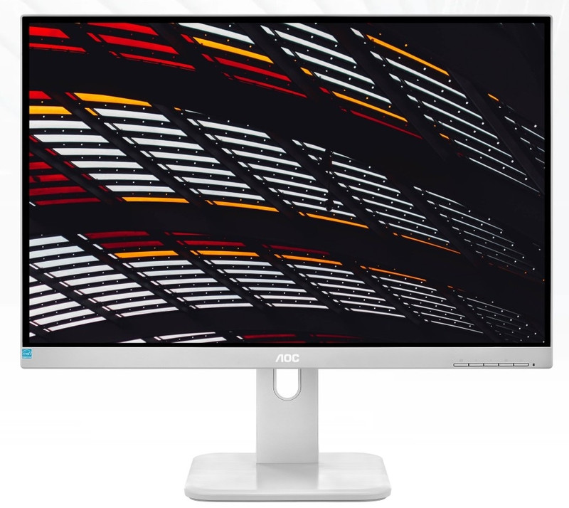 LCD AOC 23.8" 24P1 серый {IPS 1920x1080@60Hz 5ms 178/178 250cd 1000:1 Frameless HDMI1.4 DisplayPort1.2 DVI D-Sub USB3.0x4 AudioOut 2Wx2 Pivot}