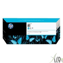 HP C4931A Картридж №81, Cyan {Designjet 5000/5000ps, Cyan (680ml)}