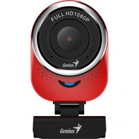 Genius QCam 6000 Red {1080p Full HD, вращается на 360°, универсальное крепление, микрофон, USB} [32200002401]