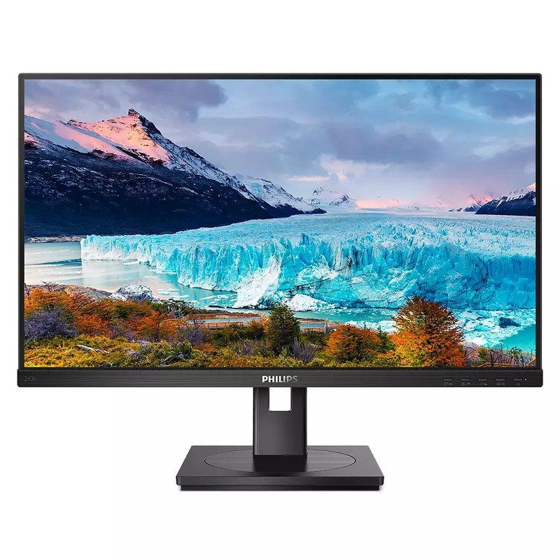 LCD PHILIPS 23.8" 243S1 {IPS 1920x1080 75Hz 4ms 178/178 250cd 1000:1 8bit(6bit+FRC) HDMI1.4 DisplayPort1.2(in/out) 4xUSB USB-C(65W) RJ-45 2x2W Pivot VESA}