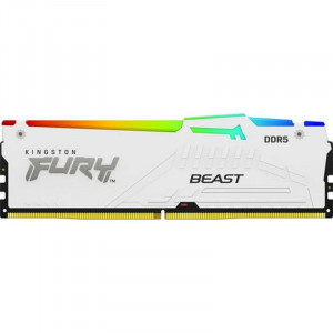 Память DDR5 16GB 5200MHz Kingston KF552C40BWA-16 Fury Beast RGB RTL Gaming PC5-41600 CL40 DIMM 288-pin 1.25В single rank с радиатором Ret Память DDR5 16GB 5200MHz Kingston KF552C40BWA-16 Fury Beast RGB RTL Gaming PC5-41600 CL40 DIMM 288-pin 1.25В single rank с радиатором Ret