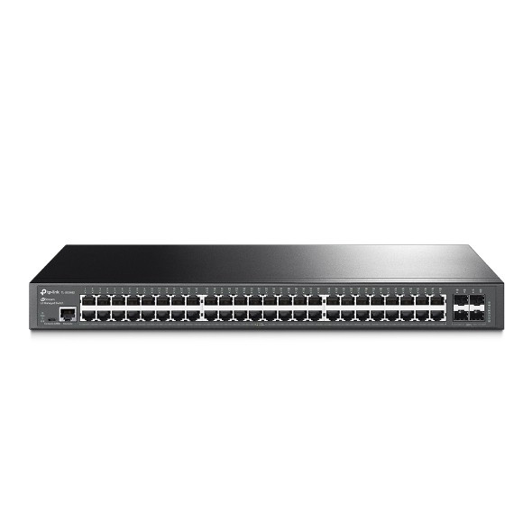 TP-Link TL-SG3452 JetStream 48-портовый гигабитный управляемый коммутатор 2?го уровня с 4 SFP-слотами SMB