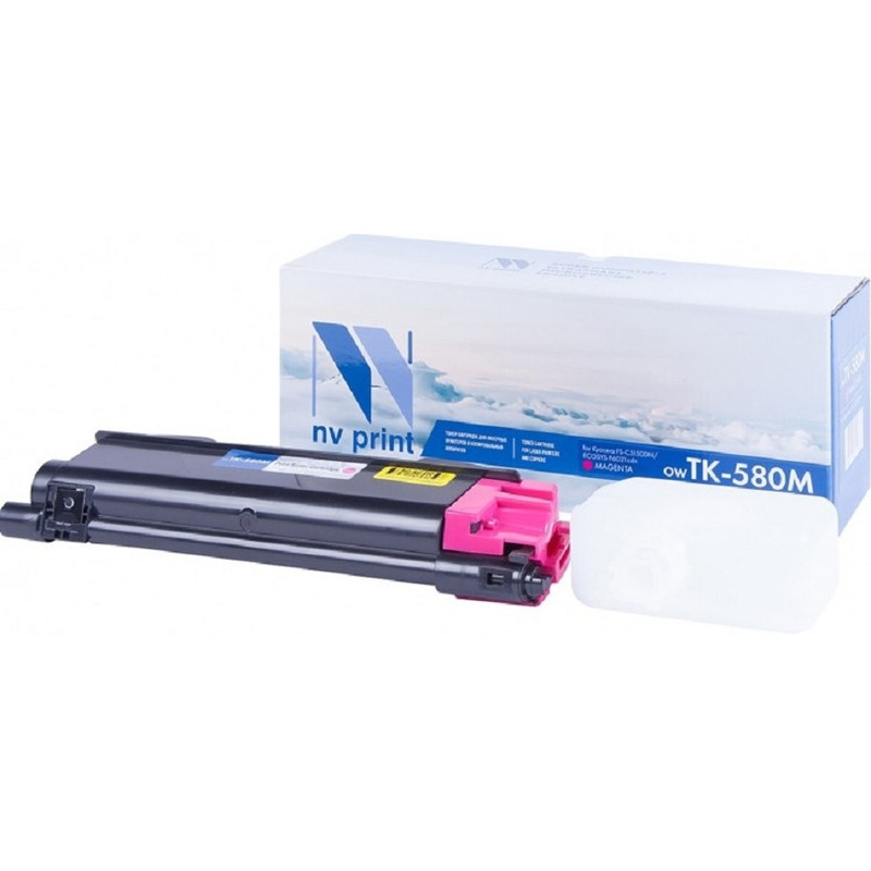 Картридж NVP совместимый NV-TK-580 Magenta для Kyocera Ecosys P6021/ P6021cdn/ FS C5150/ C5150DN (2800k)