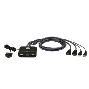 Переключатель/ 2-Port USB FHD HDMI Cable KVM Switch