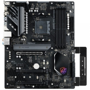 Asrock B550 PG RIPTIDE RTL {SAM4,AMDB550, 4xDDR4-3200,HDMI,3xPCI-Ex16,1xPCI-Ex1,6xSATA3(RAID 0/1/10),3xM.2,8Ch Audio,USB2.0,USB3.2,USB3.2 Type-C,1xPS/2,ATX}