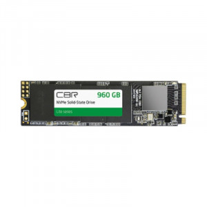 CBR SSD-960GB-M.2-LT22, Внутренний SSD-накопитель, серия "Lite", 960 GB, M.2 2280, PCIe 3.0 x4, NVMe 1.3, SM2263XT, 3D TLC NAND, R/W speed up to 2300/1800 MB/s, TBW (TB) 480