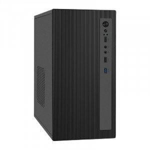 Exegate EX299223RUS Корпус Minitower ExeGate BAA-303MU-UNS500 (mATX, БП UNS500 с вент. 12см, 2*USB+1*USB3.0, HD Audio, черный)
