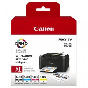 Canon PGI-1400XL BK/C/M/Y Картридж струйный для MAXIFY МВ2040 и МВ2340, Multipack