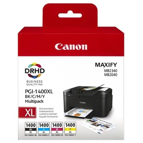 Canon PGI-1400XL BK/C/M/Y Картридж струйный для MAXIFY МВ2040 и МВ2340, Multipack