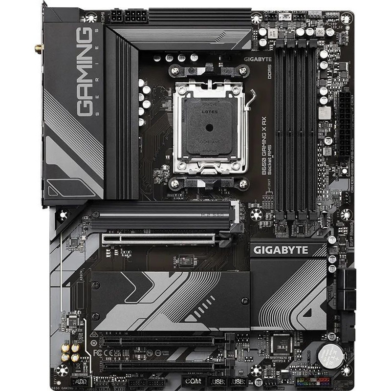 Gigabyte B650 GAMING X AX {Socket AM5, AMD B650, 4xDDR5-5200, HDMI+DP, 3xPCI-Ex16, 4xSATA3(RAID 0/1/10), 3xM.2, 8 Ch Audio, 2.5GLan, WiFi, (2+4)xUSB2.0, (5+2)xUSB3.2, (1+1)xUSB3.2 Type-C™, 1xPS/2,ATX}