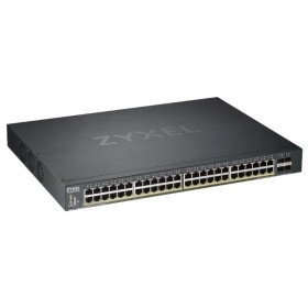 ZYXEL XGS1930-52HP-EU0101F Гибридный Smart L2+ коммутатор PoE+ ZYXEL Nebula Flex XGS1930-52HP, 48xGE PoE+, 4xSFP+, бюджет PoE 375 Вт, автономное/облачное управление