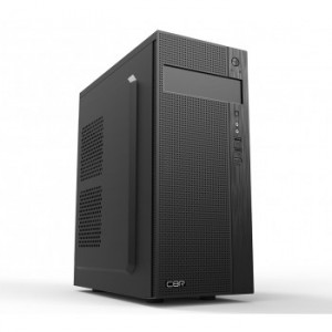 CBR PCC-ATX-E185-WPSU Корпус ATX Miditower E185, без БП, 2*USB 2.0, HD Audio+Mic, Black