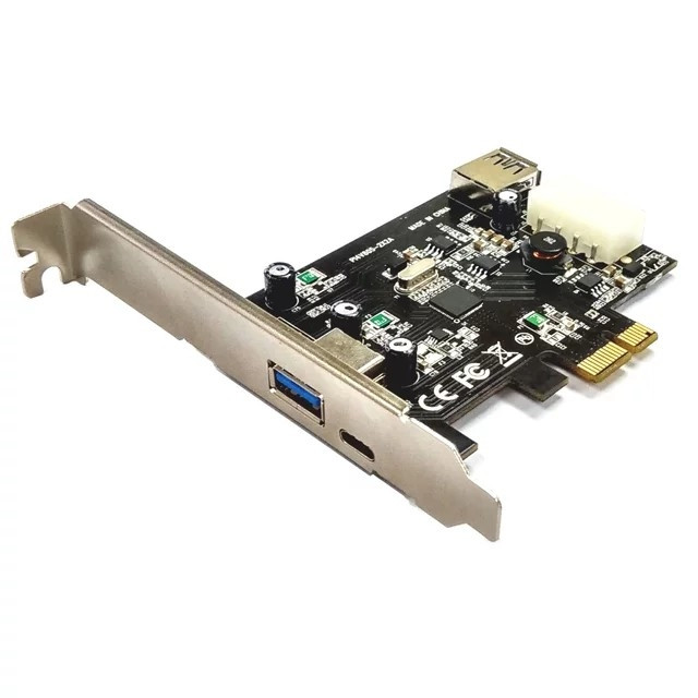 Controller ST-Lab, PCI-E x1, U-1330, 1+1 ext (USB3.1(A)/USB3.1(C) + 1int (USB3.1) ,+LP bracket)  Ret