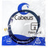 Cabeus PC-SSTP-RJ45-Cat.8-1.5m-LSZH Патч-корд S/FTP, категория 8 (40G, 2000 MHz), 2xRJ45/8p8c, экранированный, синий, LSZH, 1.5 м