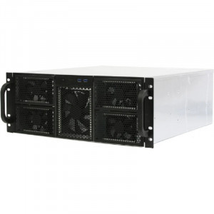 Procase RE411-D0H17-FE-65 Корпус 4U server case,0x5.25+17HDD,черный,без блока питания,глубина 650мм,MB EATX 12"x13", панель вентиляторов 3х120