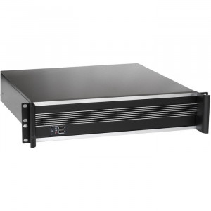 Exegate EX284970RUS Серверный корпус ExeGate Pro 2U450-09 <RM 19", высота 2U, глубина 450, БП 600ADS, 2*USB>