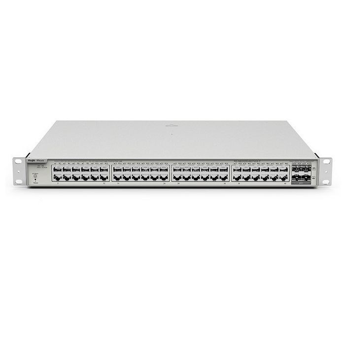 Ruiji RG-NBS3200-48GT4XS-P 48-Port  Gigabit Ethernet, коммутатор с облачным управлением, PoE/PoE+, 4 *10G SFP+, 370W PoE, 19 дюймов