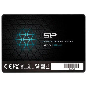 Твердотельный диск 2TB Silicon Power A55, 2.5", SATA III [R/W - 500/450 MB/s] TLC