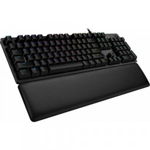 Клавиатура Logitech G513 Tactile (GX Brown switches) механическая черный USB Multimedia for gamer LED (подставка для запястий)