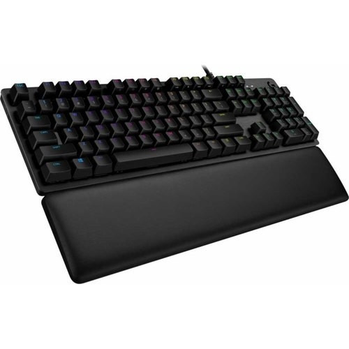 Клавиатура Logitech G513 Tactile (GX Brown switches) механическая черный USB Multimedia for gamer LED (подставка для запястий)