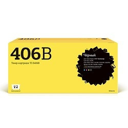 T2 CLT-K406S Картридж (TC-S406B) для Samsung CLP-365/CLX-3300/3305/Xpress C410 (1500 стр.) черный, с чипом