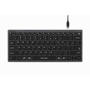 Клавиатура A4Tech Fstyler FX51 серый USB slim Multimedia (FX51 GREY)