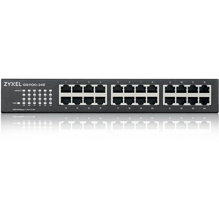 Zyxel GS1100-24E-EU0103F 24G Коммутатор неуправляемый