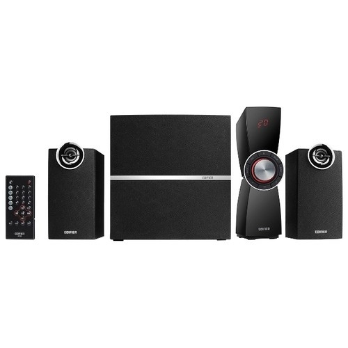 Edifier C2XB {2 сат. + сабвуфер, 40W + 2x12W RMS, 48-20000Гц, дерево, беспроводной пульт Ду, цифровой вход, Bluetooth} 