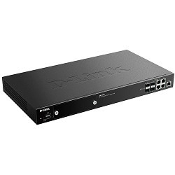 D-Link DWC-2000/A1A/A2A PROJ Беспроводной контроллер с 4 комбо-портами 100/1000Base-T/SFP, 2 USB-портами и 1 слотом расширения