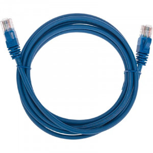 Rexant (02-0104-2) Патч-корд U/UTP, CAT 5e, RJ45-RJ45, 26AWG, LSZH, синий, 2м