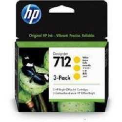 Картридж струйный HP 712 3ED79A желтый x3упак. (29мл) для HP DJ Т230/630