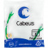 Cabeus PC-UTP-RJ45-Cat.6-0.3m-GN Патч-корд U/UTP, категория 6, 2xRJ45/8p8c, неэкранированный, зеленый, PVC, 0.3м