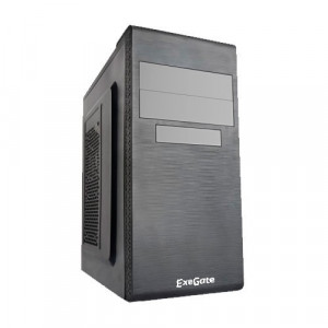 Exegate EX269433RUS Корпус Miditower UN-603 Black, ATX, <UN500, 120mm> 2*USB, Audio
