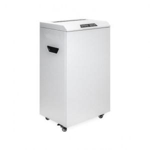 Уничтожитель документов ГЕЛЕОС УО65-5, DIN P-5 (4 ур-нь секр.), фрагмент 1,9х15мм, 18-20 лист (70г/м2), CD/пл.карты/скрепки/скобы, 65 литров