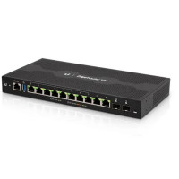 UBIQUITI ER-12P Маршрутизатор 4 ядра (1 ГГц), 10х 1G RJ45, 2х SFP, раздача PoE 52 Вт UBIQUITI ER-12P Маршрутизатор 4 ядра (1 ГГц), 10х 1G RJ45, 2х SFP, раздача PoE 52 Вт