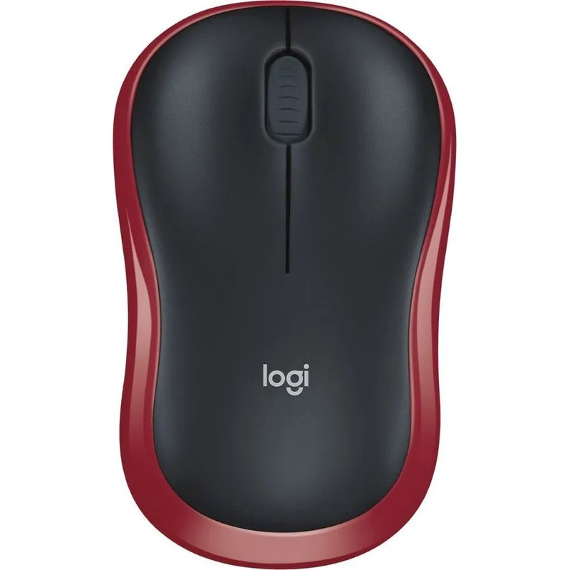 Мышь Logitech Wireless M185 <USB, Red, Retail> 910-002237