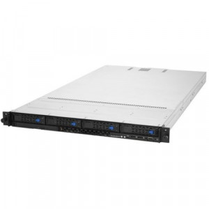Asus 90SF0153-M00470 RS700-E10-RS4U, 1U, 2xLGA4189 (3rd Gen Scalable), 32 DDR4, 4x3.5/2.5 hot-swap bays (4x NVMe/SAS/SATA), 2xM.2 slots(2280), 3xPCIe x16, Aspeed AST2600,  X710-AT2 2x10G, 2x1600W