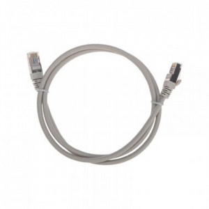 Rexant (02-0110-1) Патч-корд F/UTP, CAT 5e, RJ45-RJ45, 26AWG, LSZH, серый, 1м