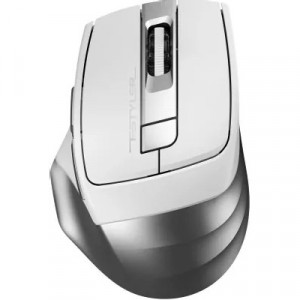 Мышь A4Tech Fstyler FB35S белый/серый оптическая (2000dpi) беспроводная BT/Radio USB для ноутбука (5but) (1929924)