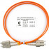 Cabeus FOP-62-SC-SC-1m Шнур оптический duplex SC-SC 62,5/125 mm 1м LSZH