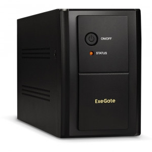Exegate EX292613RUS ИБП ExeGate SpecialPro UNB-2200.LED.AVR.2SH.RJ.USB <2200VA/1300W,LED, AVR,2*Schuko, RJ45/11, USB, металлический корпус, Black>