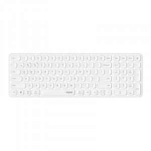 Клавиатура, Rapoo, E9310M, Ультра-тонкая, Беспроводная 2.4ГГц, Bluetooth3.0, белый