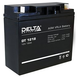 Delta DT 1218 (18А\ч, 12В) свинцово- кислотный аккумулятор  