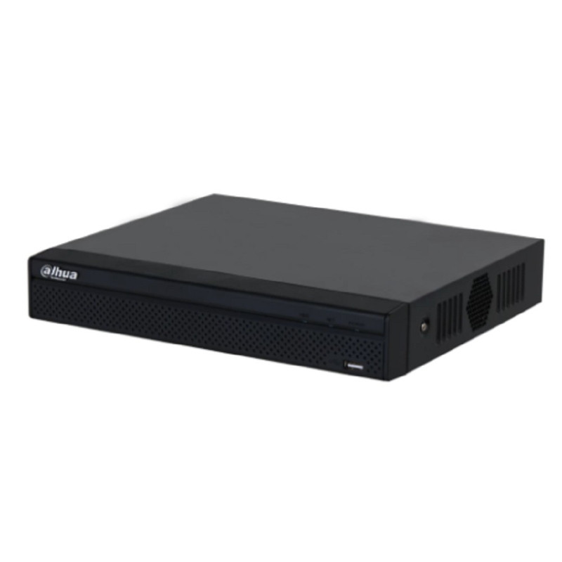 DAHUA DHI-NVR2104HS-P-4KS3 4-канальный IP-видеорегистратор с PoE, 4K и H.265+, видеоаналитика, входящий поток до 80Мбит/с, 1 SATA III до 20Тбайт
