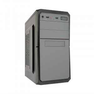 Exegate EX284026RUS Корпус Minitower BA-202 Black, mATX, <AA350, 80mm>, 2*USB, Audio