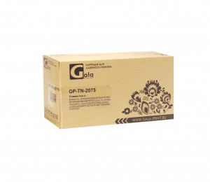 TN-2075 Картридж GalaPrint для Brother HL-2030/2040/2045/2050/2070/2075N/DCP-7010/7020/7025/FAX-2820/2920/MFC-7220/7225/7420/7820/7820N 2500 копий